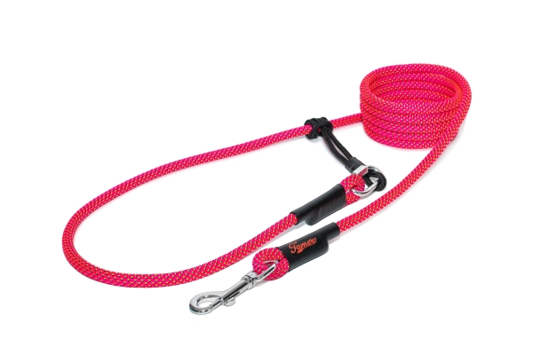 EASYLONG Hundeleine - M - 3m - pink secret